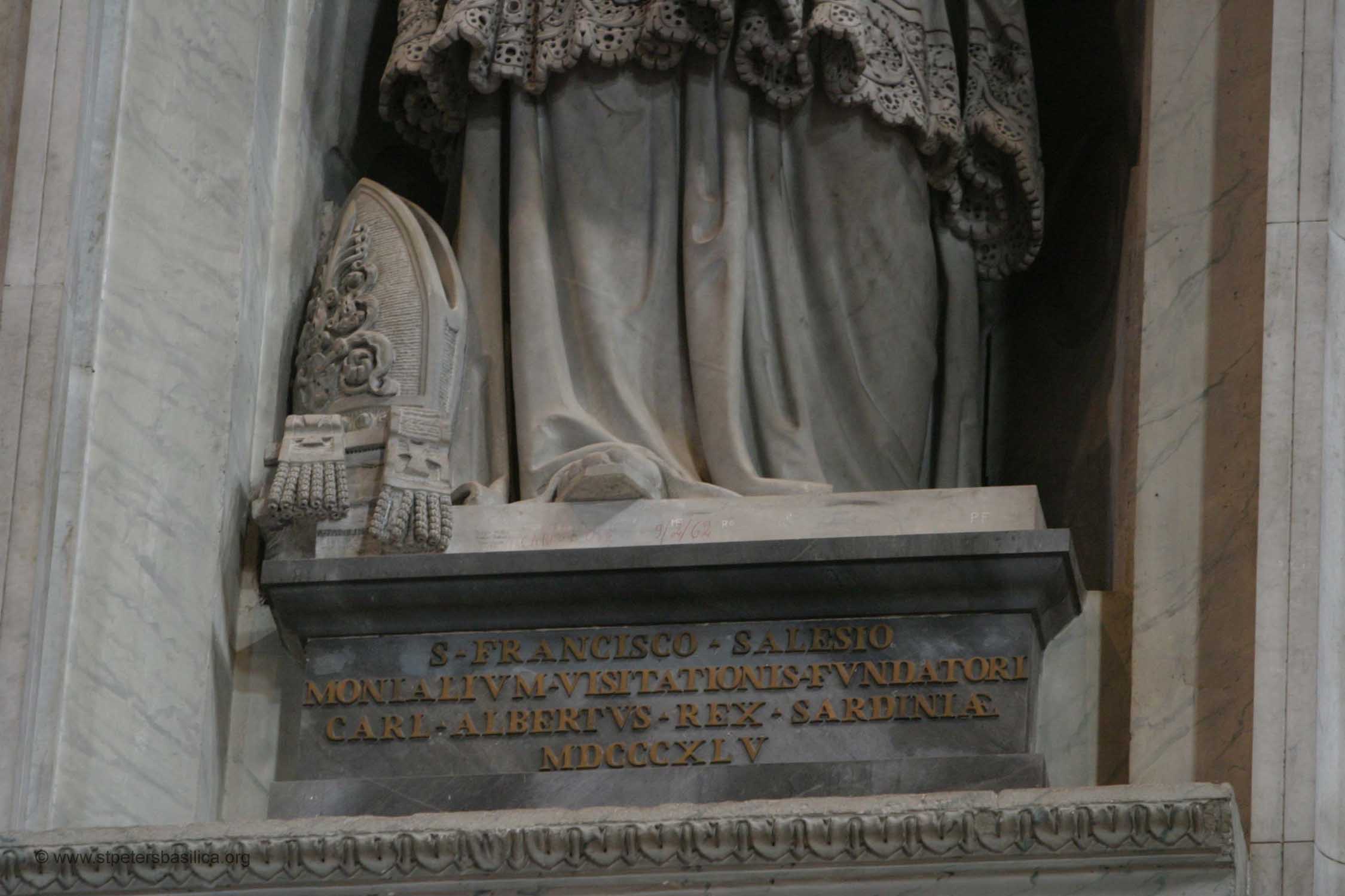 St. Francis de Sales Founder Statue